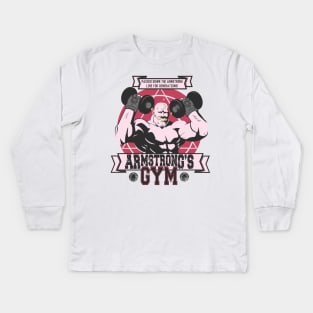 Armstrong's Gym Kids Long Sleeve T-Shirt